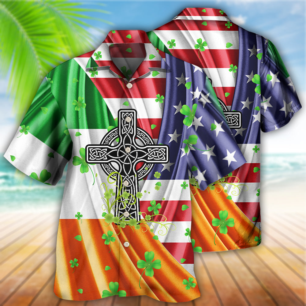 Irish Independence Day Hawaiian Shirt For Resort Getaways And Comfortable Summer Activities