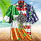 Irish Independence Day Hawaiian Shirt Design Detail For Sunny Adventures And Casual Wear