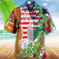 Irish Independence Day American Hawaiian Shirt For Summer Vacation And Beach Travel