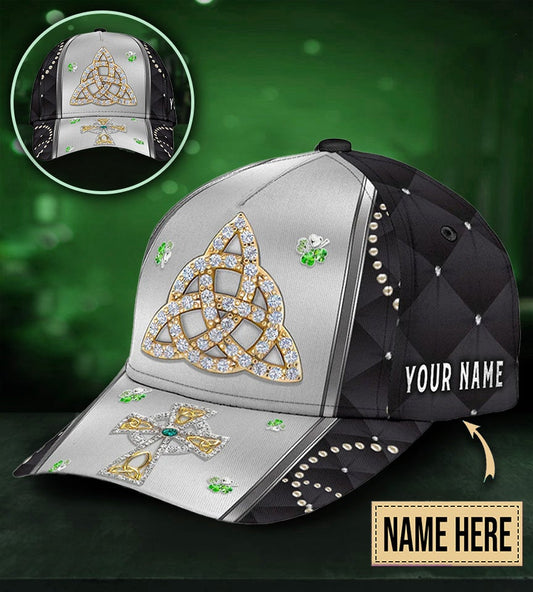 Irish Jewelry Style Personalized Classic Cap For Daily Styling Weekend Travel And Outdoor Activities