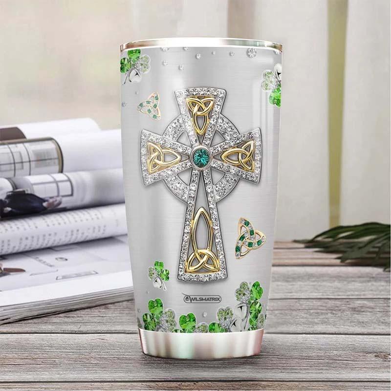 Irish Jewelry Personalized 20 Oz Tumbler For Coffee Travel And Daily Drinks