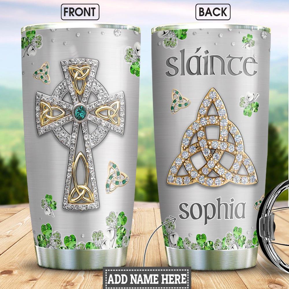 Irish Lover With Royal Personalized 20 Oz Tumbler For Coffee Travel And Daily Drinks