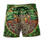 Irish Lucky Beach Shorts Pattern View For Relaxed Vacation Styling