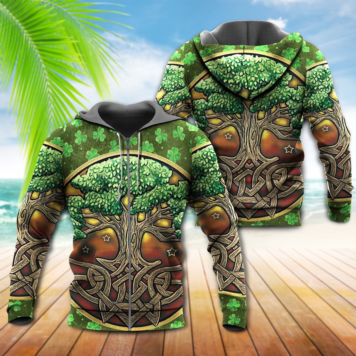 Irish Life Love Tree Hoodie For Relaxed Daily Wear Weekend Outings And Thoughtful Gifting