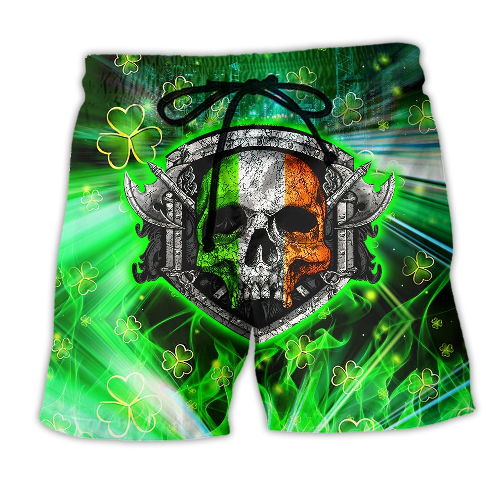 Irish Honor Brotherhood Green Beach Shorts For Poolside Relaxation And Summer Adventures