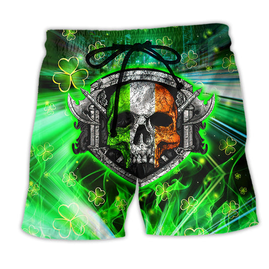 Green Irish Beach Shorts For Weekend Travel And Everyday Comfort