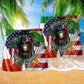 Irish Pride Skull Saint Patrick Beach Shorts Pattern Detail For Casual Summer Plans And Vacation Ready Style