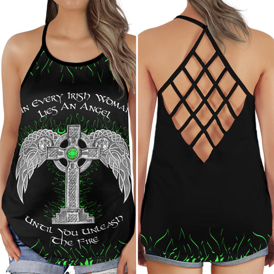 Irish Strong In Every Heart Hollow Tank Top For Yoga Workouts And Casual Wear