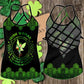 Irish Strength Hollow Tank Top For Studio Workouts And Casual Wear