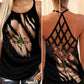 Irish Very Sexy Hollow Tank Top For Yoga Workouts And Casual Wear