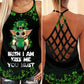 Irish Strength Hollow Tank Top For Workout Classes And Daily Wear