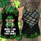 Irish Strength Hollow Tank Top For Workout Classes And Daily Wear