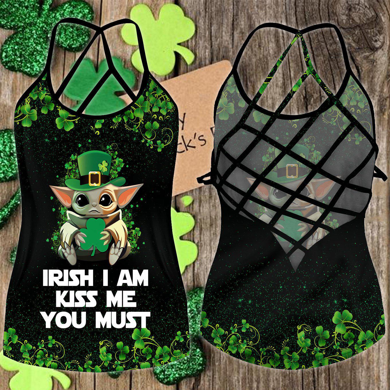 Irish Strength Hollow Tank Top For Workout Classes And Daily Wear