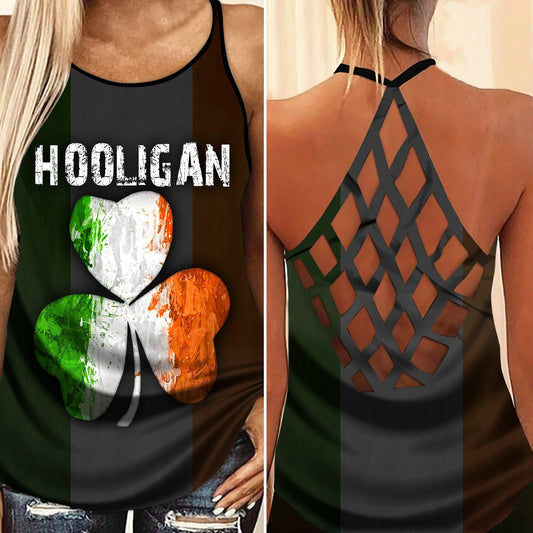 Irish Strength Hollow Tank Top For Summer Outings And Everyday Comfort
