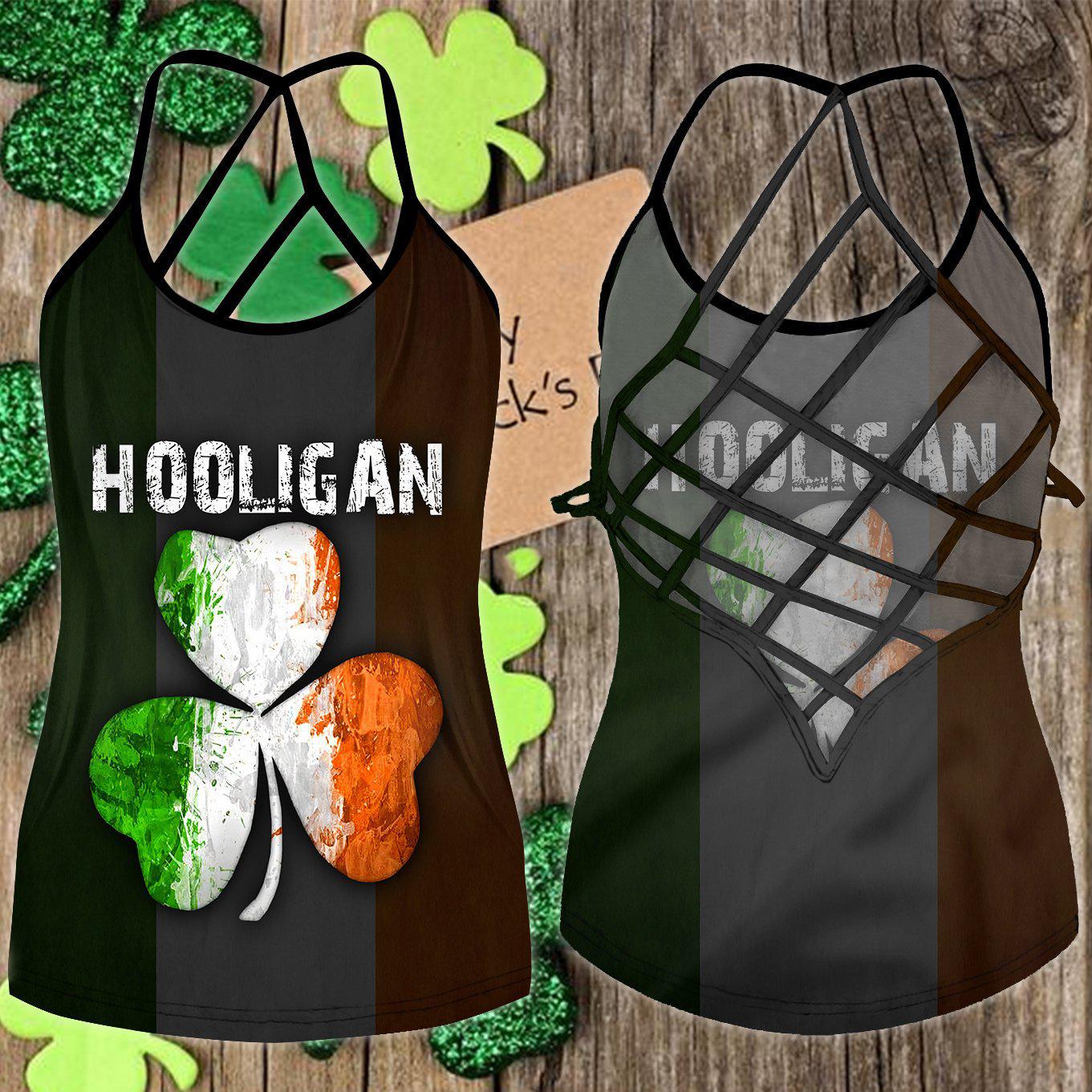 Irish Strength Hollow Tank Top For Summer Outings And Everyday Comfort