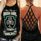 Irish Strength Hollow Tank Top For Yoga Workouts And Casual Wear