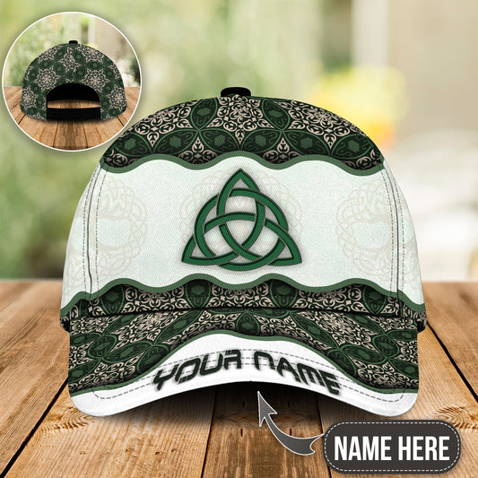 Irish Triquetra Power Of Three Personalized Classic Cap For Outdoor Events Beach Travel And Relaxed Daily Style
