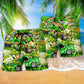 Irish Wish You A Happy Saint Patrick's Day Green Beach Shorts For Sunny Getaways And Casual Coastal Wear