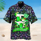 Irish Wishing Lucky Hawaiian Shirt For Coastal Travel, Casual Events, And Comfortable Summer Wear