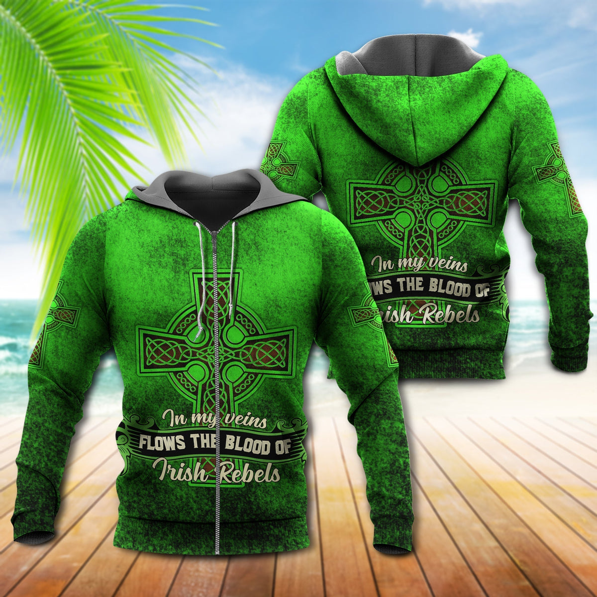 Irish Heritage Pride Hoodie For Festival Days Community Gatherings And Comfortable Wear