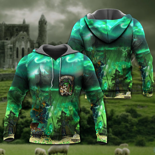 Irish Pirate Humor Hoodie For Distinctive Streetwear Holidays And Thoughtful Gifts