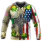 Irish American Blood Birth Patriot Choice Hoodie For Casual Street Style Travel And Daily Comfort