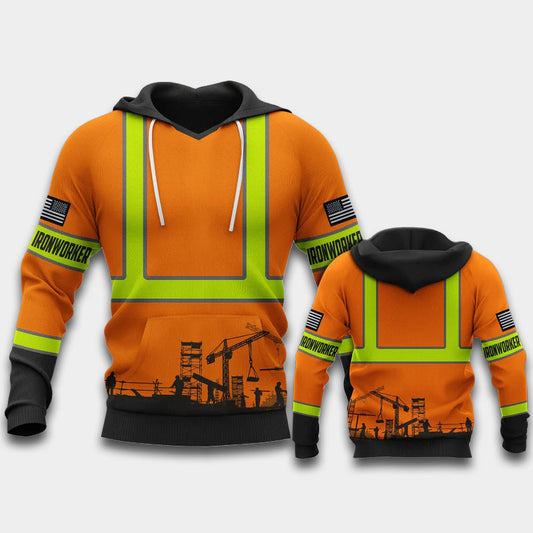 Iron Worker Hoodie For Weekend Adventures Casual Style And Relaxed Comfort