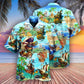 Nautical Pirate Treasure Hunting Hawaiian Shirt Artwork View For Weekend Travel And Beach Style