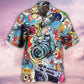 Camera Cameras Hawaiian Shirt Design Detail For Sunny Adventures And Casual Wear