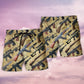 Bold Western Pattern Beach Shorts Pattern Detail For Relaxed Warm Weather Outfits