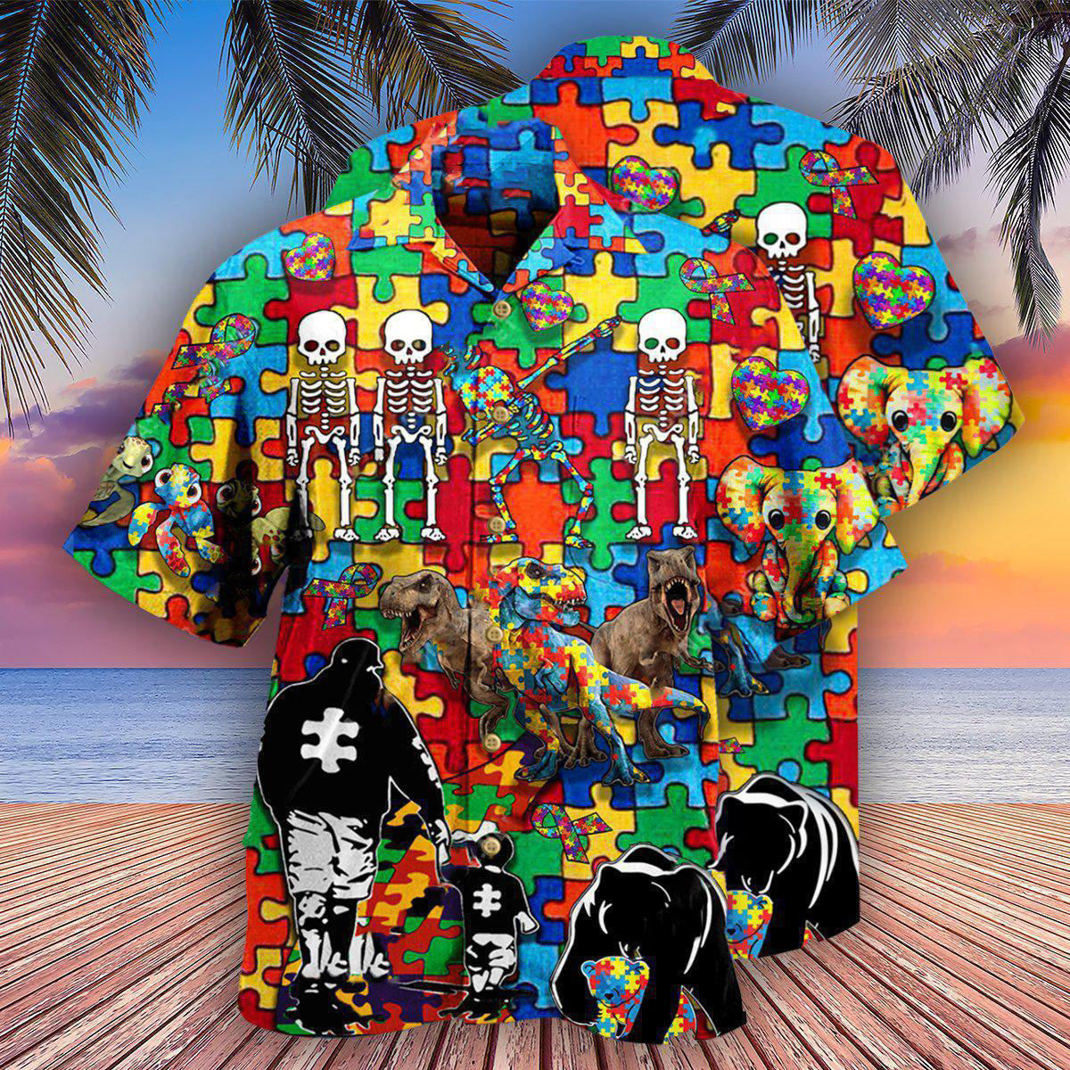 Awareness Ok Different Dad Son Hawaiian Shirt Design View For Resort Travel And Thoughtful Gifting