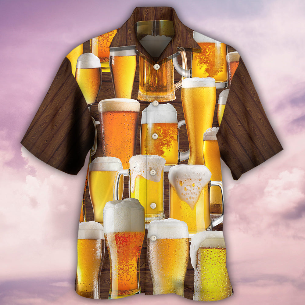 Beer Hawaiian Shirt Design View For Resort Travel And Thoughtful Gifting