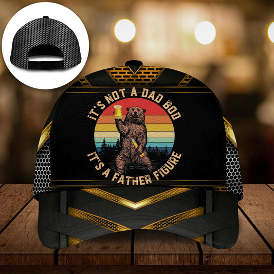 Father Figure Bear Personalized Classic Cap For Nature Lovers Travel And Casual Daily Styling