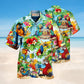 Parrot Tropical Cocktail Hour Hawaiian Shirt For Tropical Trips Food Fans And Cheerful Summer Outings