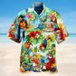 Parrot Tropical Cocktail Hour Hawaiian Shirt For Tropical Trips Food Fans And Cheerful Summer Outings