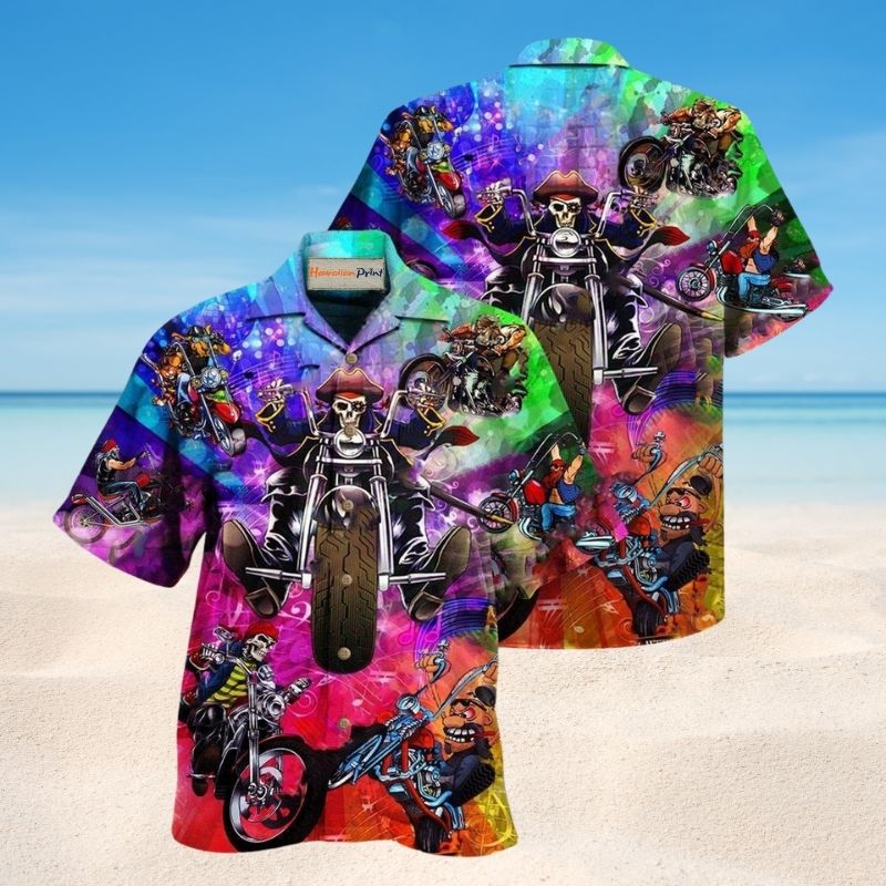 Motocycle It Is Never Too Late To Ride Hawaiian Shirt For Summer Vacation Beach Travel And Relaxed Casual Wear