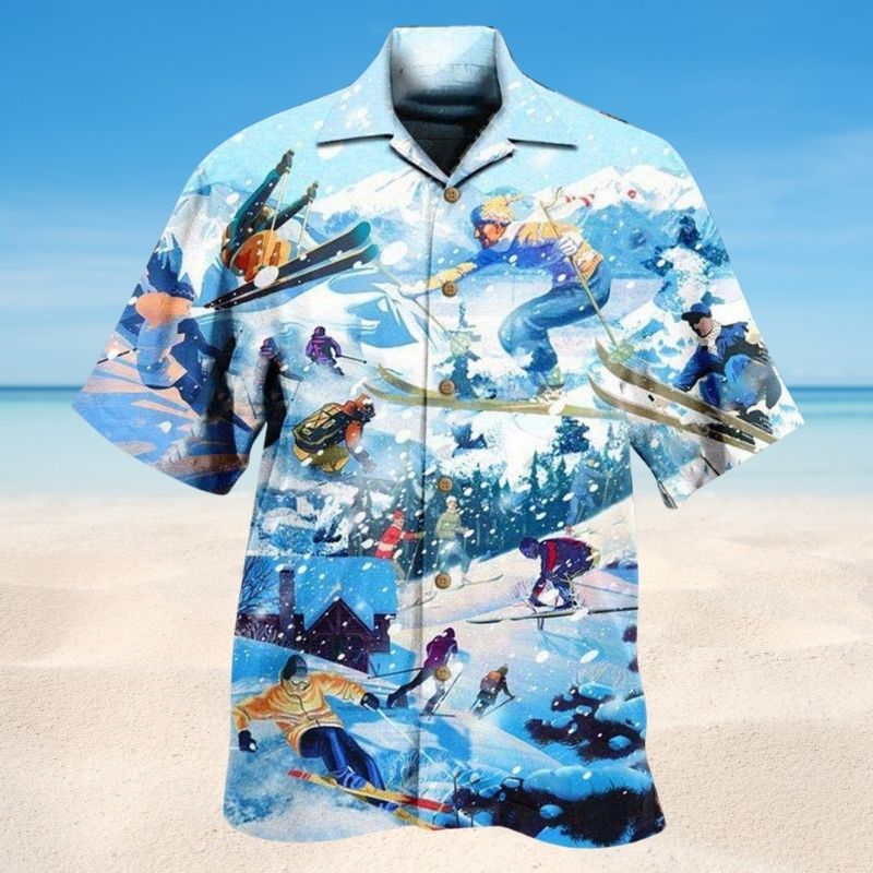 Snowboarding It Is Only Cold If You Are Standing Still Hawaiian Shirt For Outdoor Gatherings And Casual Resort Wear