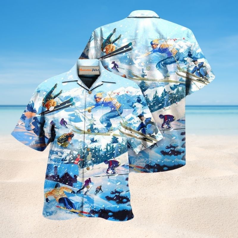 Snowboarding It Is Only Cold If You Are Standing Still Hawaiian Shirt For Outdoor Gatherings And Casual Resort Wear