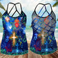 Jesus Save My Life Hollow Tank Top For Yoga Practice And Vacation Outfits