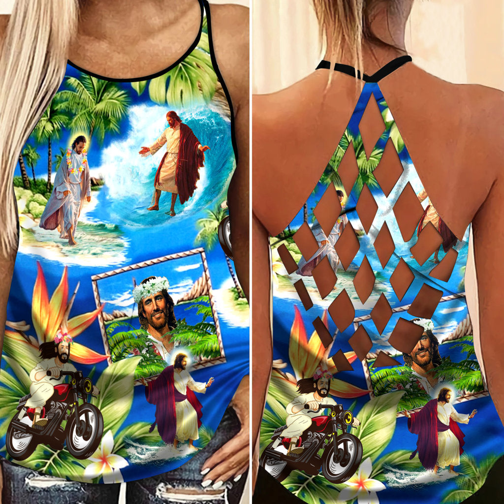 Jesus Save My Life Hollow Tank Top For Active Lifestyles And Weekend Style