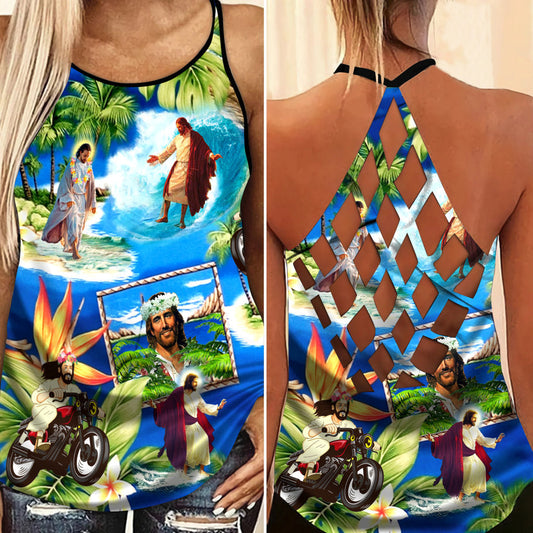 Jesus Save My Life Hollow Tank Top For Active Lifestyles And Weekend Style