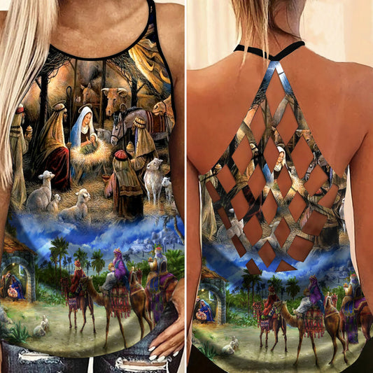 Jesus Save My Life Hollow Tank Top For Yoga Workouts And Casual Wear