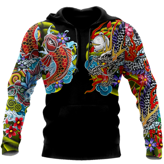 Japanese Black Hoodie For Traditional Themes Outdoor Events And Casual Travel