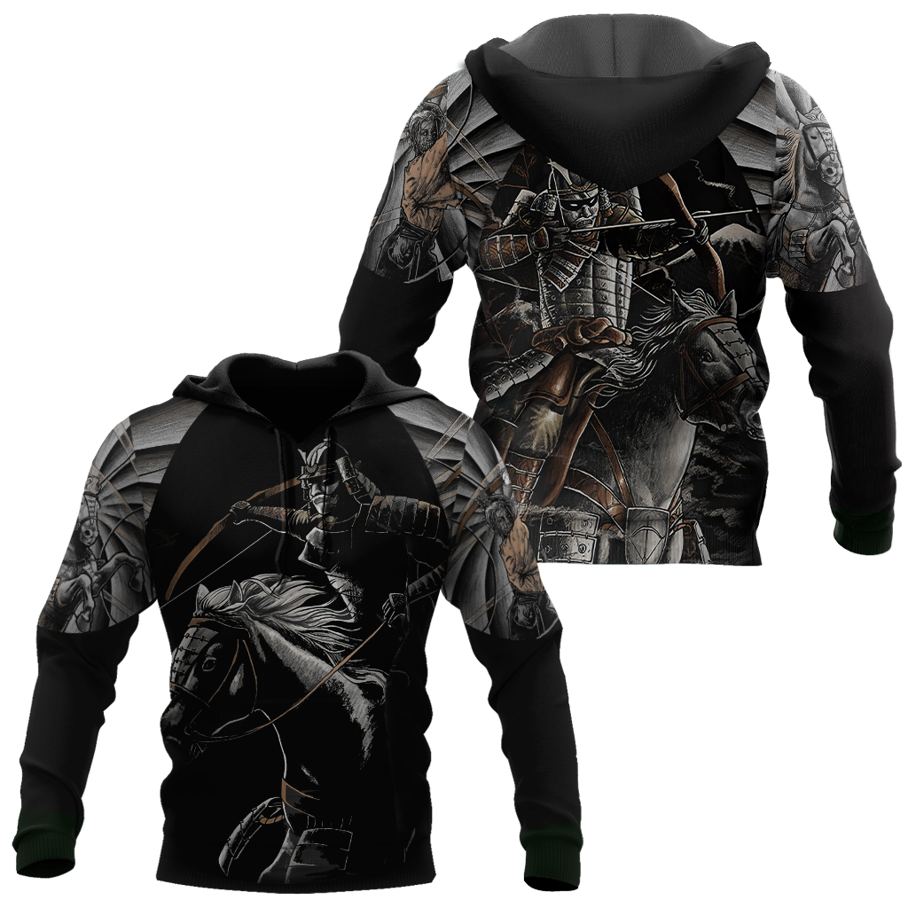Japanese Samurai Hoodie For Heritage Events Weekend Outings And Comfortable Streetwear
