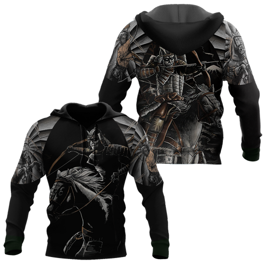Japanese Samurai Hoodie For Heritage Events Weekend Outings And Comfortable Streetwear