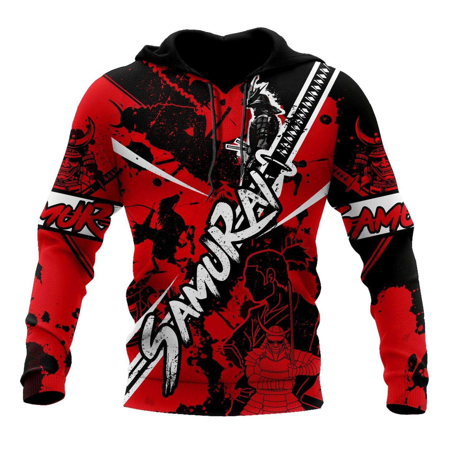 Japanese Samurai Tattoo Hoodie For Cultural Expression Daily Style And Comfortable Outfits