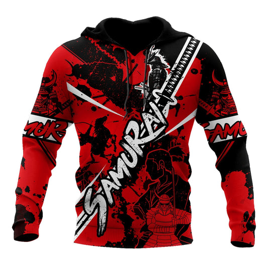 Japanese Samurai Tattoo Hoodie For Cultural Expression Daily Style And Comfortable Outfits