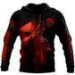 Japanese Red Samurai Hoodie For Heritage Inspired Streetwear Travel And Everyday Style