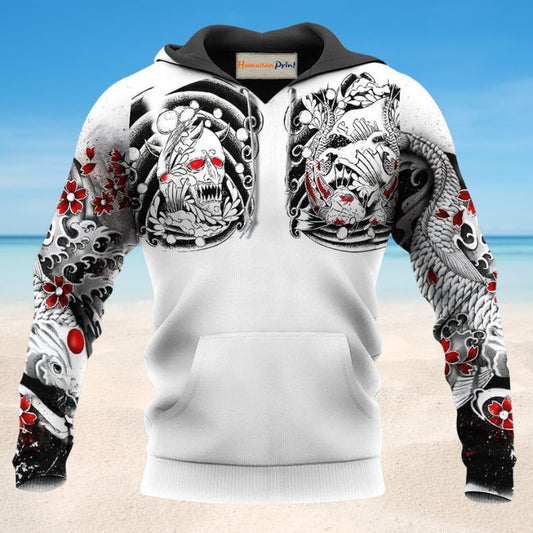 Japan Tattoo Hoodie For Everyday Streetwear Seasonal Travel And Gift Giving