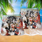 Jazz Music Beach Shorts Pattern Detail For Sunny Day Activities And Relaxed Casual Style